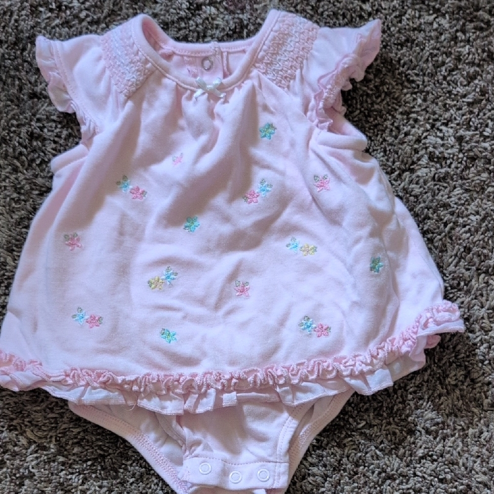 Little Me 3mo Bodysuit Dress
